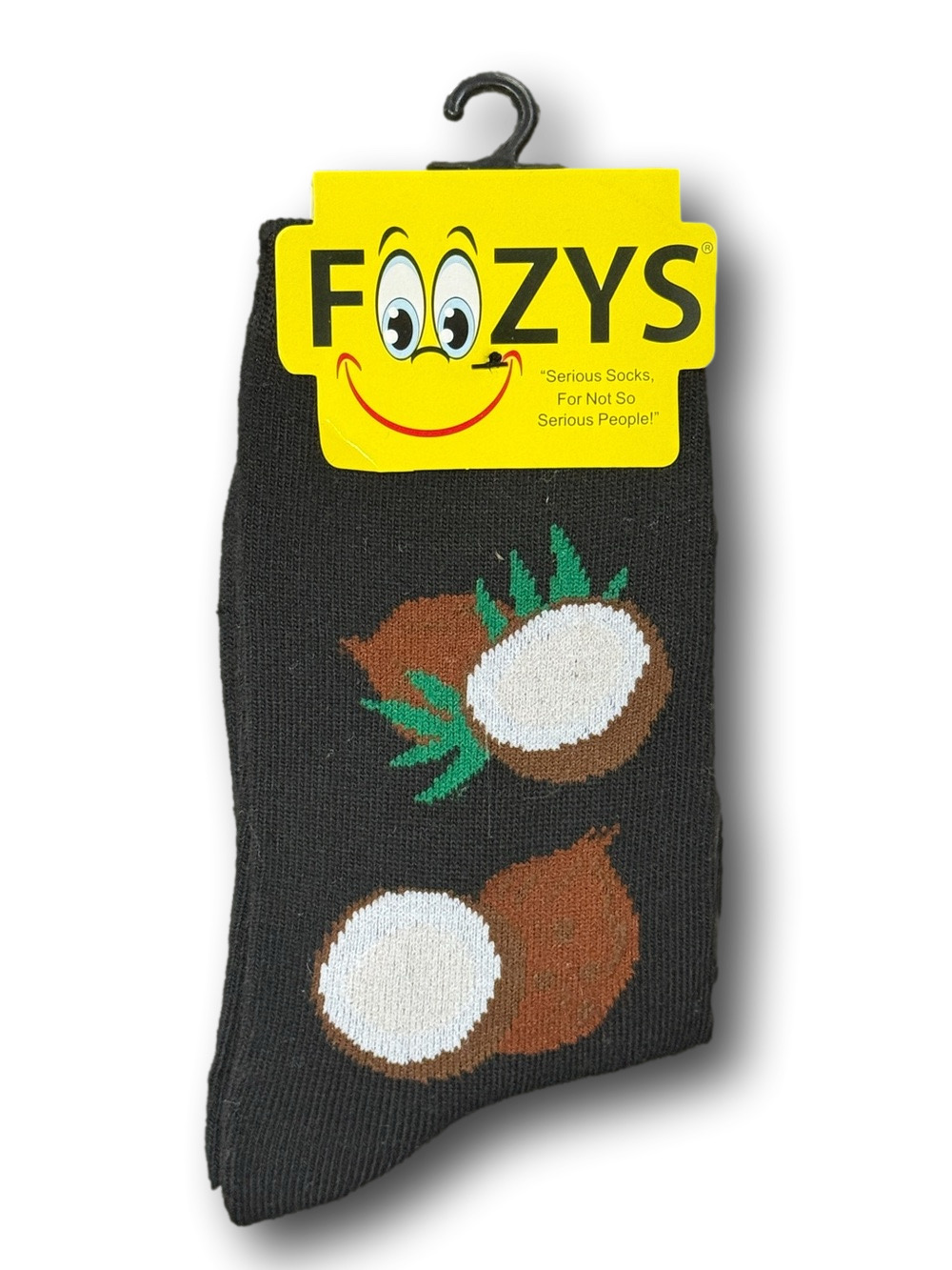 3/$15 Coconuts Funny Novelty Crew Socks - NWT